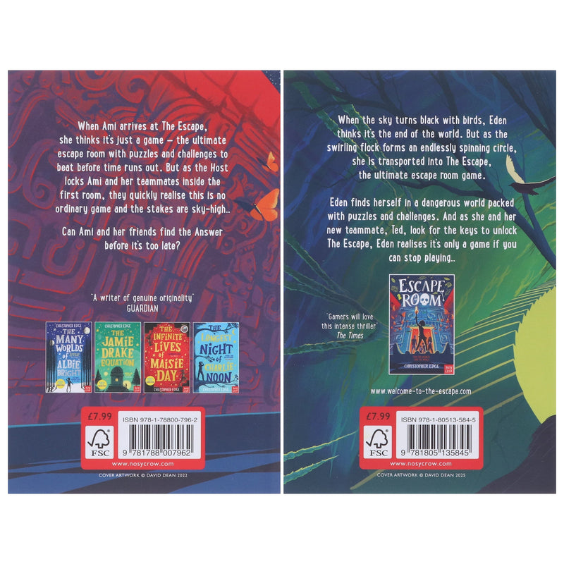 Escape Room by Christopher Edge 2 Books Collection Set - Ages 9-12 - Paperback 9-14 Nosy Crow Ltd
