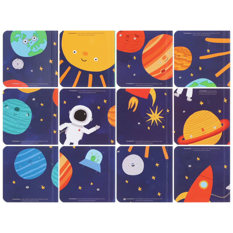 A Case of Space 12 Mini Books Collection Box Set - Ages 0-5 - Board Book 0-5 Sweet Cherry Publishing