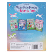 Usborne: Sticker Dolly Dressing Unicorns Pack by Fiona Watt 4 Books Collection Box Set - Ages 5+ - Paperback 5-7 Usborne Publishing Ltd