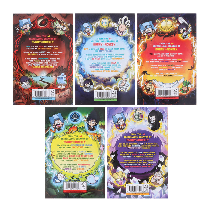 Flember Series by Jamie Smart 5 Books Collection Set - Ages 9-11 - Paperback 9-14 David Fickling Books