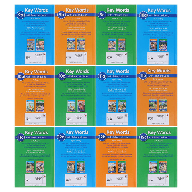 Ladybird Key Words with Peter and Jane 36 Books Collection Box Set - Ages 5-7 - Hardback 5-7 Penguin Random House