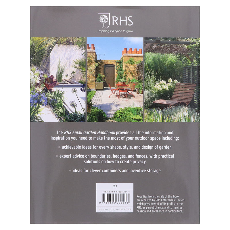 RHS Small Garden Handbook: Making the Most of Your Outdoor Space By Andrew Wilson - Non Fiction - Hardback Non-Fiction Octopus Publishing Group