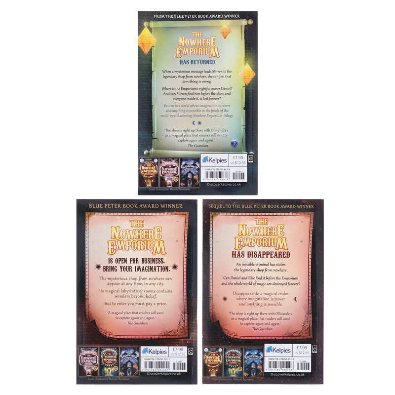 The Nowhere Emporium by Ross MacKenzie 3 Books Collection Set - Age 8-12 - Paperback 9-14 Kelpies