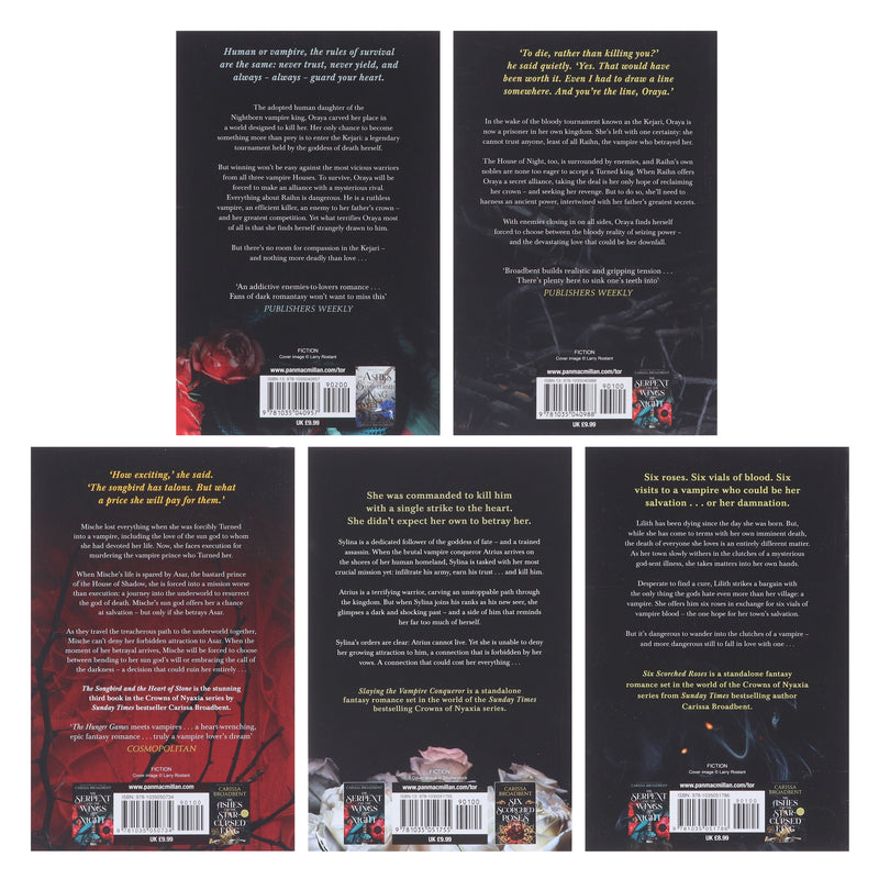 Crowns of Nyaxia Series By Carissa Broadbent 5 Books Collection Set - Fiction - Paperback