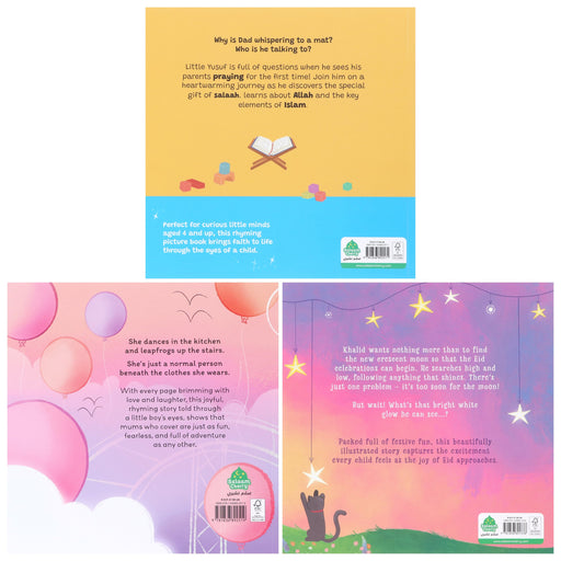 Yusuf Wonders, Too Soon For the Moon & My Super Fun Niqabi Mum Illustrated 3 Islamic Picture Books Collection Set - Ages 3+ - Paperback 3-5 Sweet Cherry Publishing