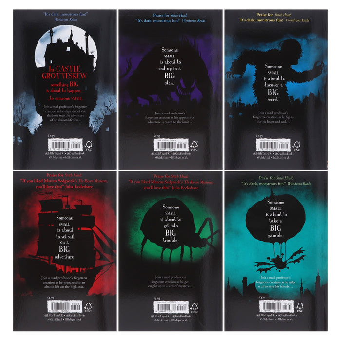 Stitch Head by Guy Bass 6 Books Collection Box Set - Ages 9-14 - Paperback 9-14 Penguin Random House