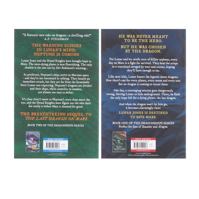 Dragonships Series by Scott Reintgen 2 Books Collection Set - Ages 9-12 - Paperback 9-14 Rock the Boat