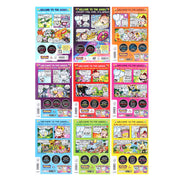 Bunny vs Monkey Series By Jamie Smart 9 Books Collection Set - Ages 7-9 - Paperback B2D DEALS David Fickling Books