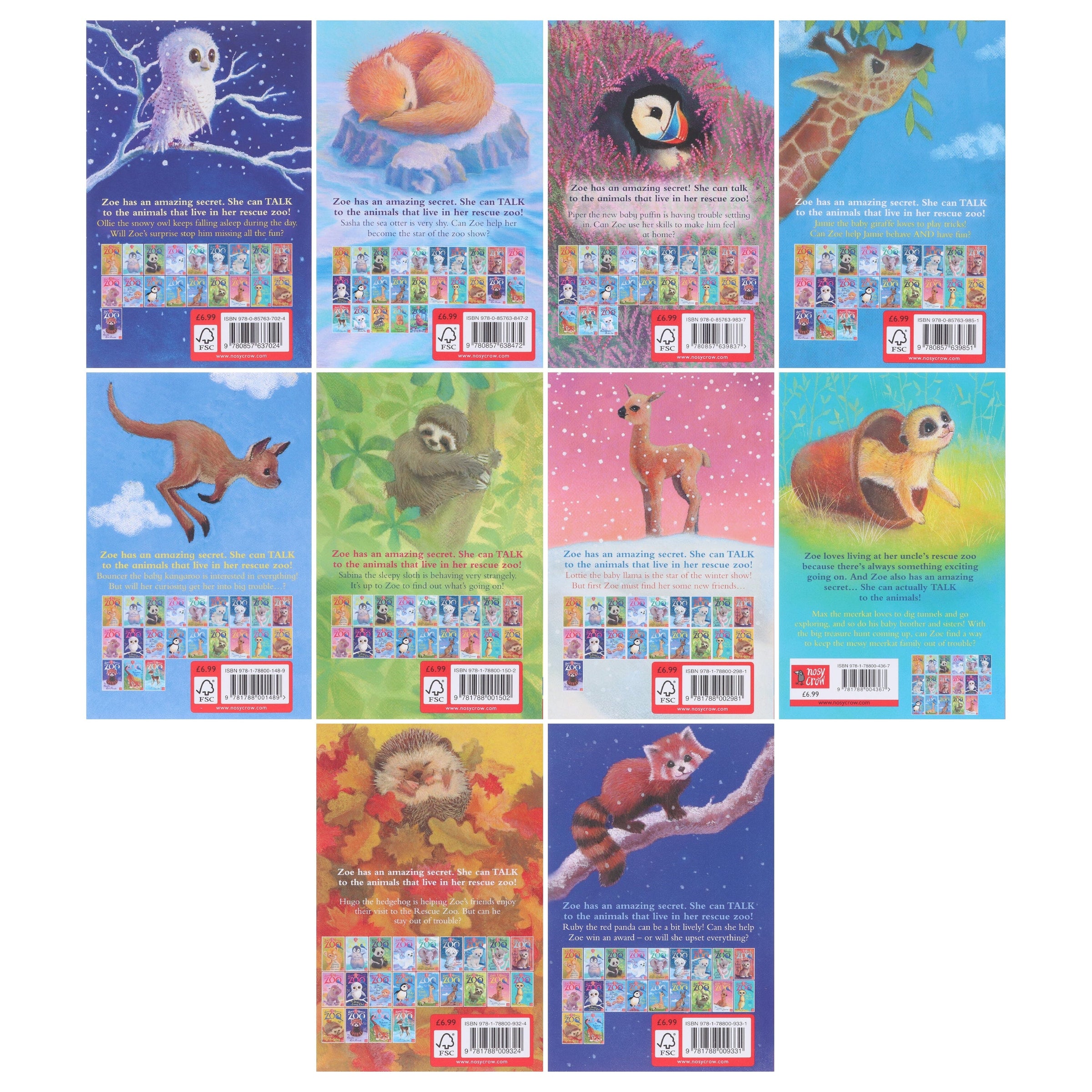 Zoe's Rescue Zoo Series 2 By Amelia Cobb: 10 Books Collection Set (11 ...