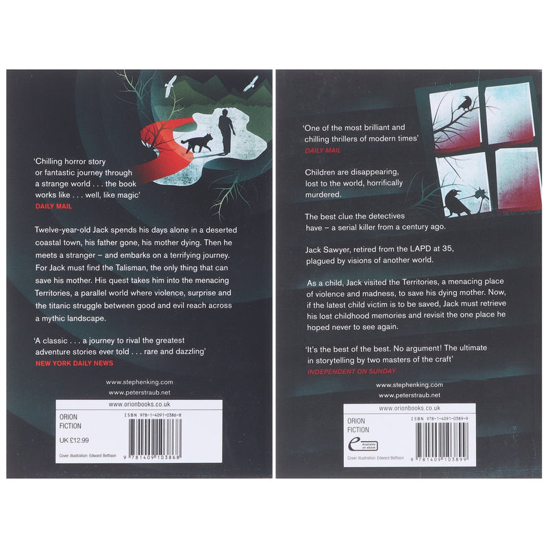 Talisman Series by Stephen King & Peter Straub 2 Books Collection Set - Fiction - Paperback Fiction Orion