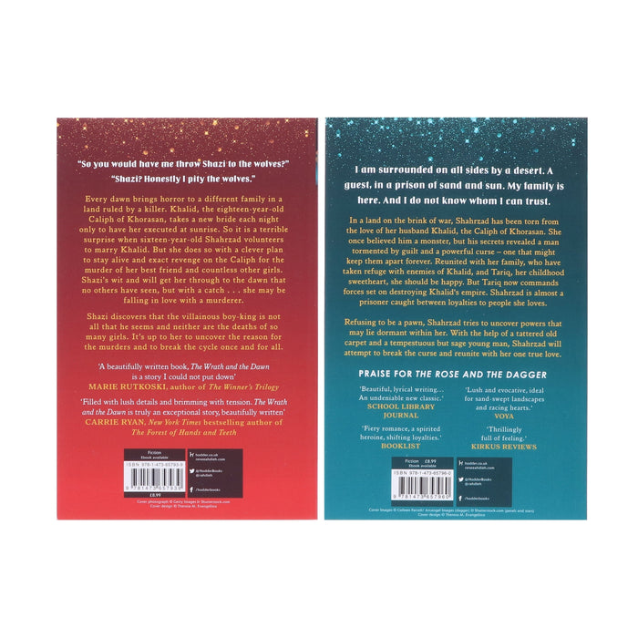 The Rose and the Dagger & The Wrath and the Dawn By Renée Ahdieh 2 Books Collection Set - Fiction - Paperback Fiction Hachette