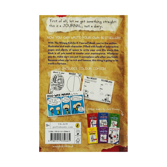 Diary of a Wimpy Kid: Do-It-Yourself Book By Jeff Kinney - Ages 8-10 - Paperback 7-9 Penguin Books Ltd