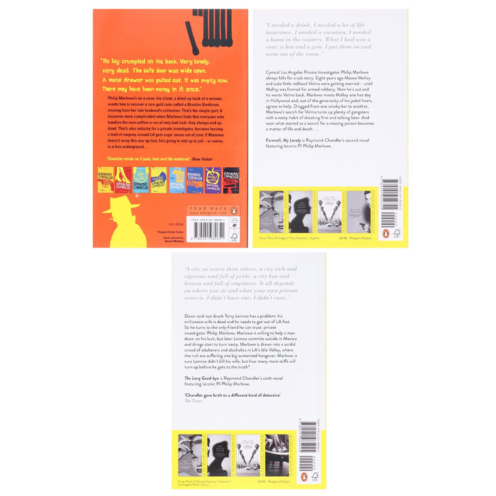 Philip Marlowe Series by Raymond Chandler 3 Books Collection set - Fiction - Paperback Fiction Penguin