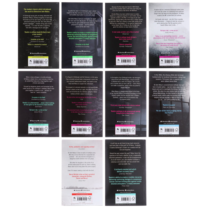 Ian Rankin Inspector Rebus Series Collection 10 Books Set - Fiction - Paperback Fiction Hachette