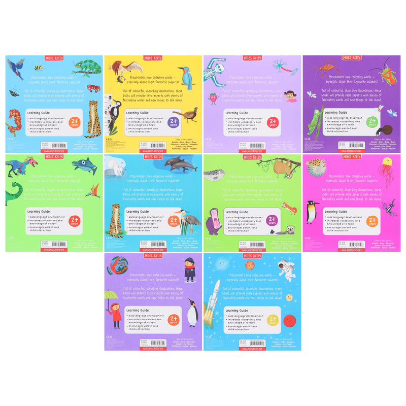 Big Words for Little Experts By Miles Kelly: 10 Books Collection Set - Ages 2+ - Paperback 0-5 Miles Kelly Publishing Ltd