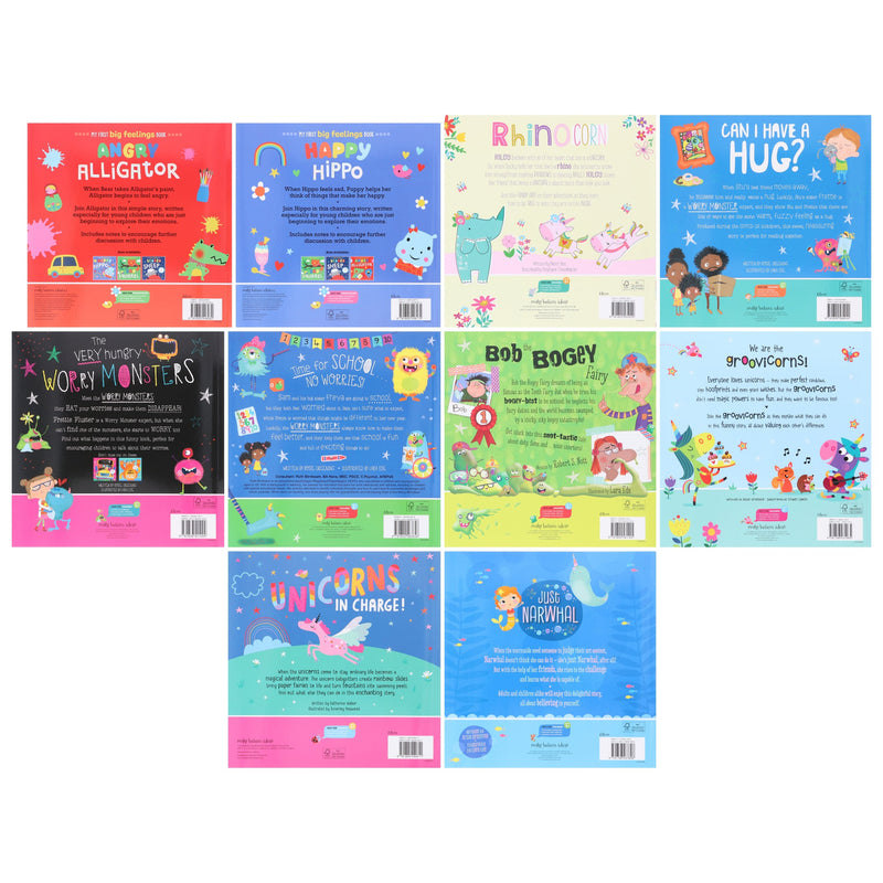 Children's Magical Monster Picture Books Collection Illustrated 10 Books Set - Ages 3+ - Paperback 3-5 Make Believe Ideas