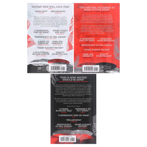 A Darker Shade Of Magic Trilogy 3 Books Box Set By V. E. Schwab - Fiction - Paperback Fiction Titan Books Ltd