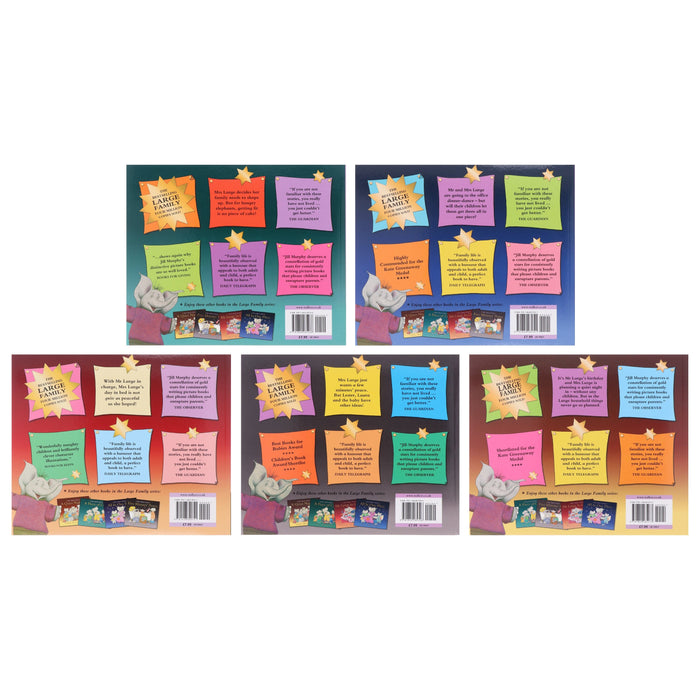 Five Minutes Peace & Other Stories (Large Family Collection) 5 Books Box Set By Jill Murphy - Ages 3+ - Paperback 5-7 Walker Books Ltd