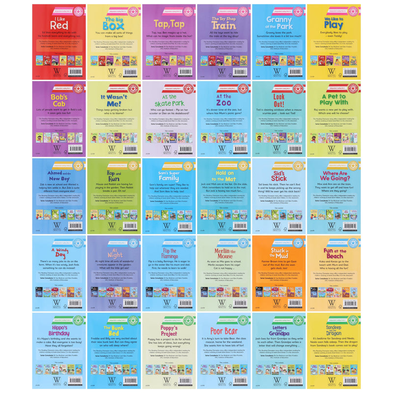 Reading Champions for New Readers 30 Books Set Level 1 to 5 (Beginners Collection Series 1) - Ages 0-5- Paperback 0-5 The Watts Publishing Group