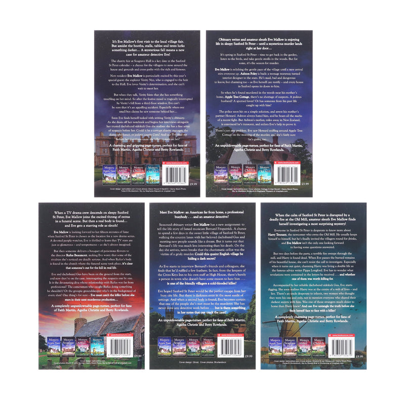 An Eve Mallow Mystery Series By Clare Chase 6 Books Collection Set - Fiction - Paperback Fiction Storyfire Ltd