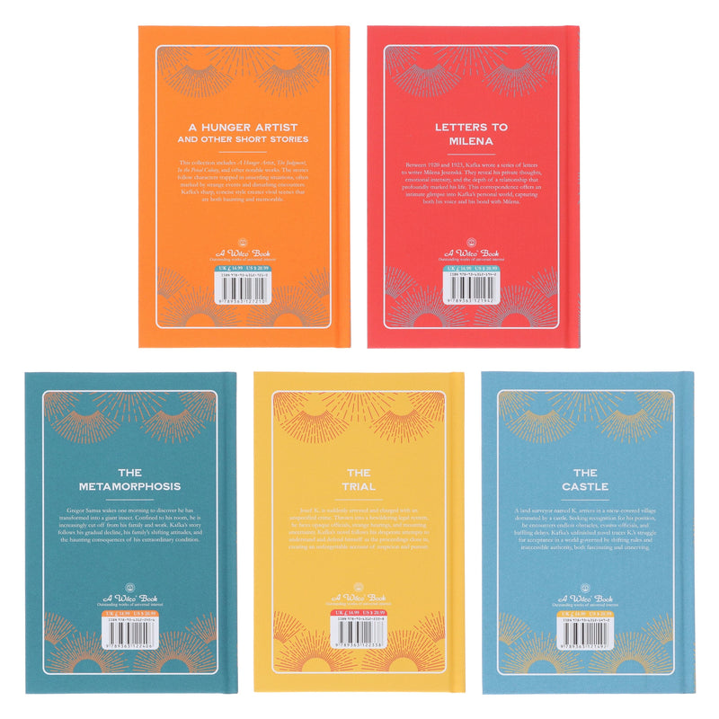 Selected Works of Franz Kafka 5 Books Collection Box Set - Fiction - Hardback Fiction Wilco Books