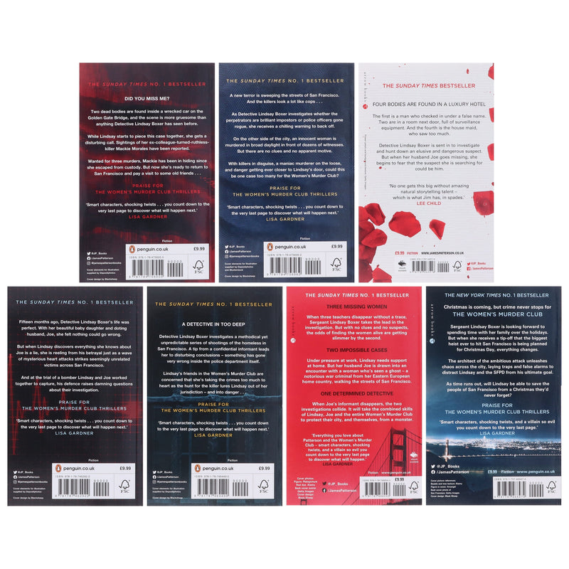 Women's Murder Club (Books 13-19) by James Patterson 7 Books Collection Set - Fiction - Paperback Fiction Penguin Random House