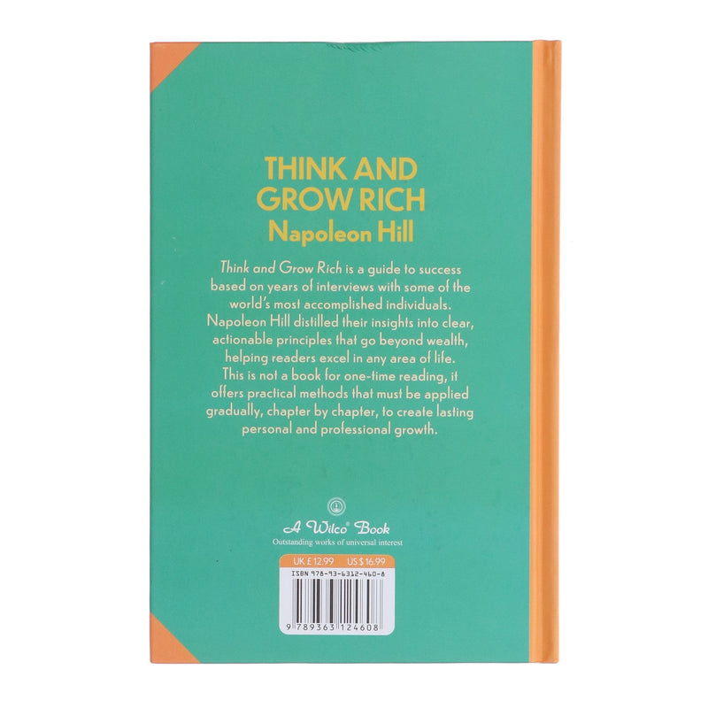 Think And Grow Rich by Napoleon Hill With Sprayed Edge - Non Fiction - Hardback Non-Fiction Wilco Books