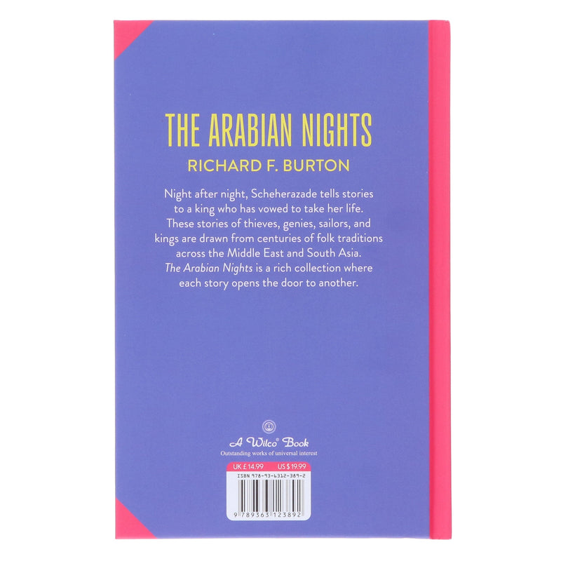 The Arabian Nights by Sir Richard F. Burton - Fiction - Sprayed Edges Hardback Fiction Wilco Books