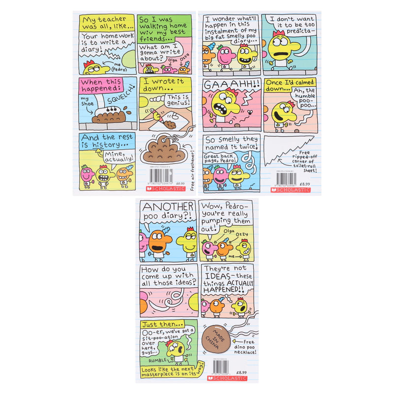 My Big Fat Smelly Poo Diary by Jim Smith 3 Full-Colour Graphic Novels Collection Set - Ages 7-12 - Paperback Graphic Novels Scholastic