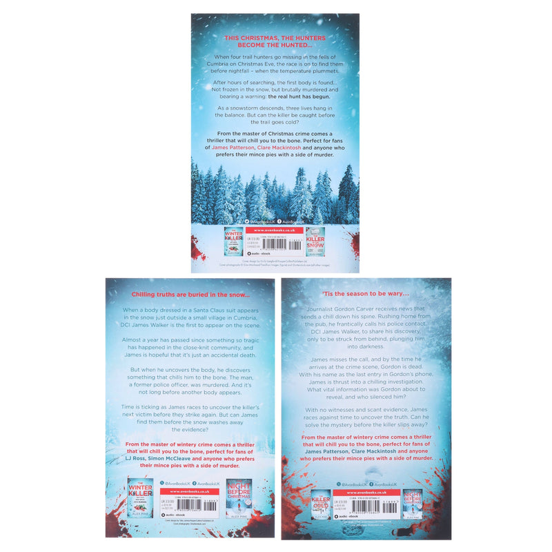 DI James Walker Series (Book 4-6) by Alex Pine 3 Books Collection Set - Fiction - Paperback Fiction HarperCollins Publishers