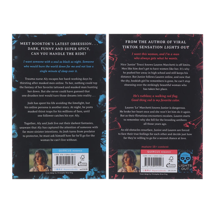 An Into Darkness Series By Navessa Allen (Lights Out & Caught Up) 2 Books Collection Set - Fiction - Paperback Fiction Hachette