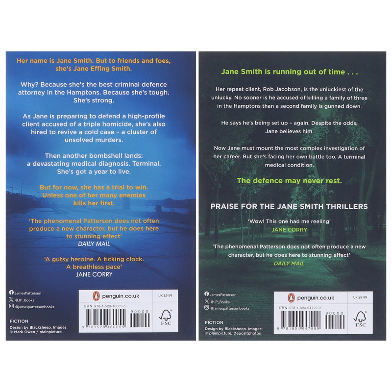 Jane Smith Series (Book 1-2) by James Patterson: 2 Books Collection Set - Fiction - Paperback Fiction Penguin