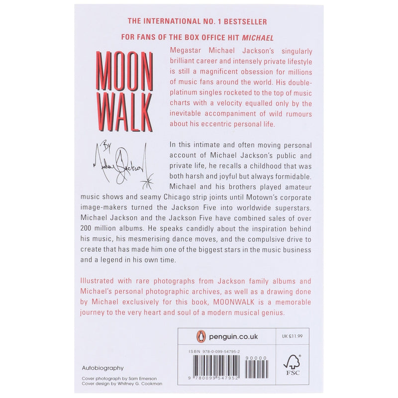 Moonwalk by Michael Jackson: His One & Only Autobiography - Non Fiction - Paperback Non-Fiction Penguin Random House