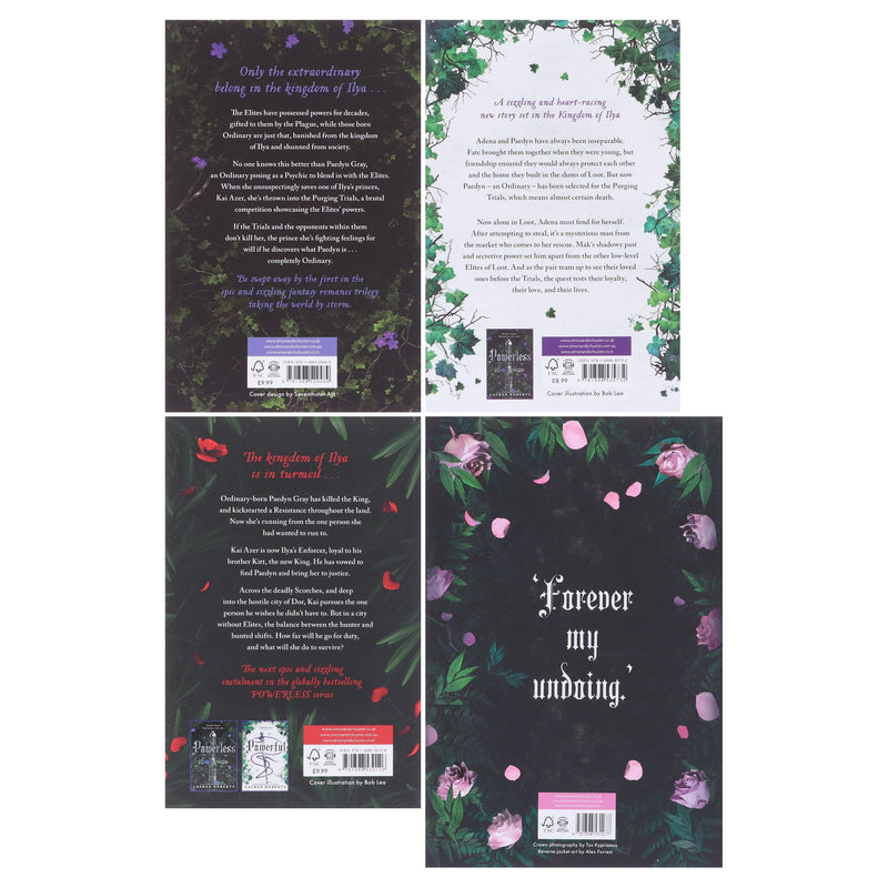 The Powerless Trilogy By Lauren Roberts 4 Books Collection Set - Ages 14+ - Paperback/Hardback Fiction Simon & Schuster