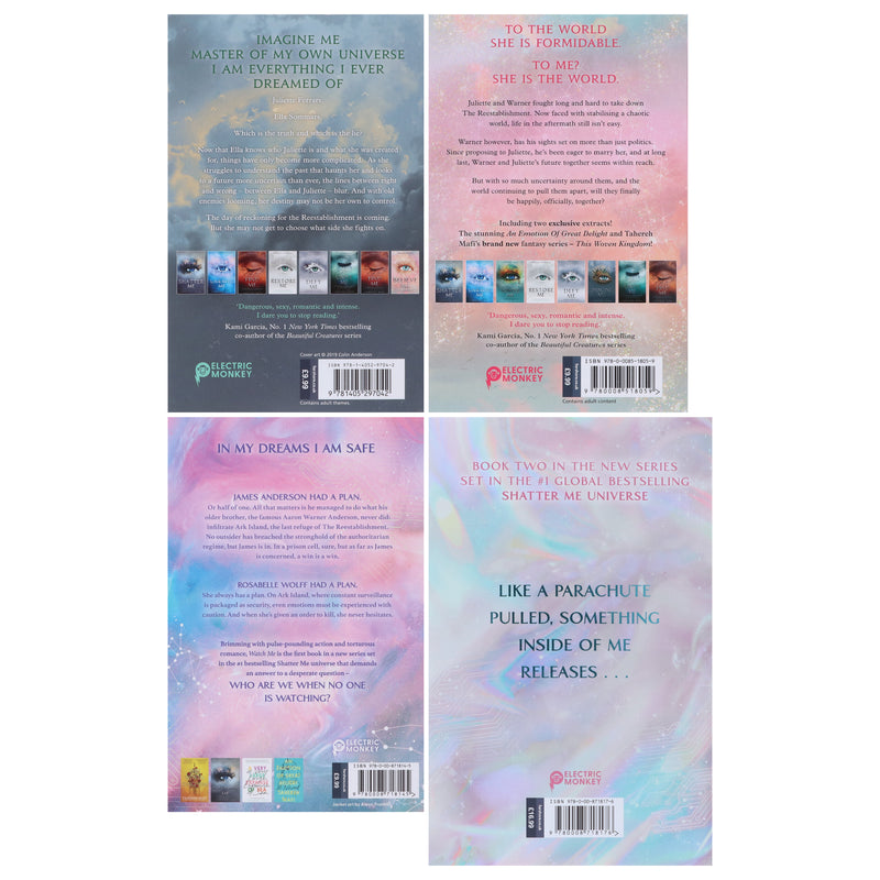 Shatter Me Series by Tahereh Mafi 4 Books Set - Ages 13+ - Paperback/Hardback