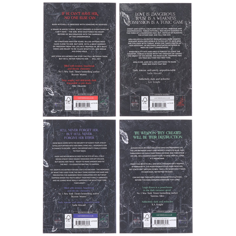 The Edge of Darkness Series by Leigh Rivers 4 Books Collection Set - Fiction - Paperback