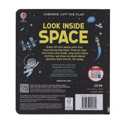 Usborne Lift-The-Flap Look Inside Space by Rob Lloyd Jones - Ages 5+ - Board Book 5-7 Usborne Publishing Ltd