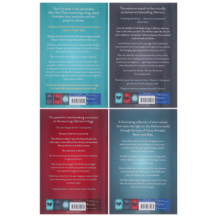 Delirium: The Complete 4 Books Collection By Lauren Oliver - Young Adult - Paperback Young Adult Hachette