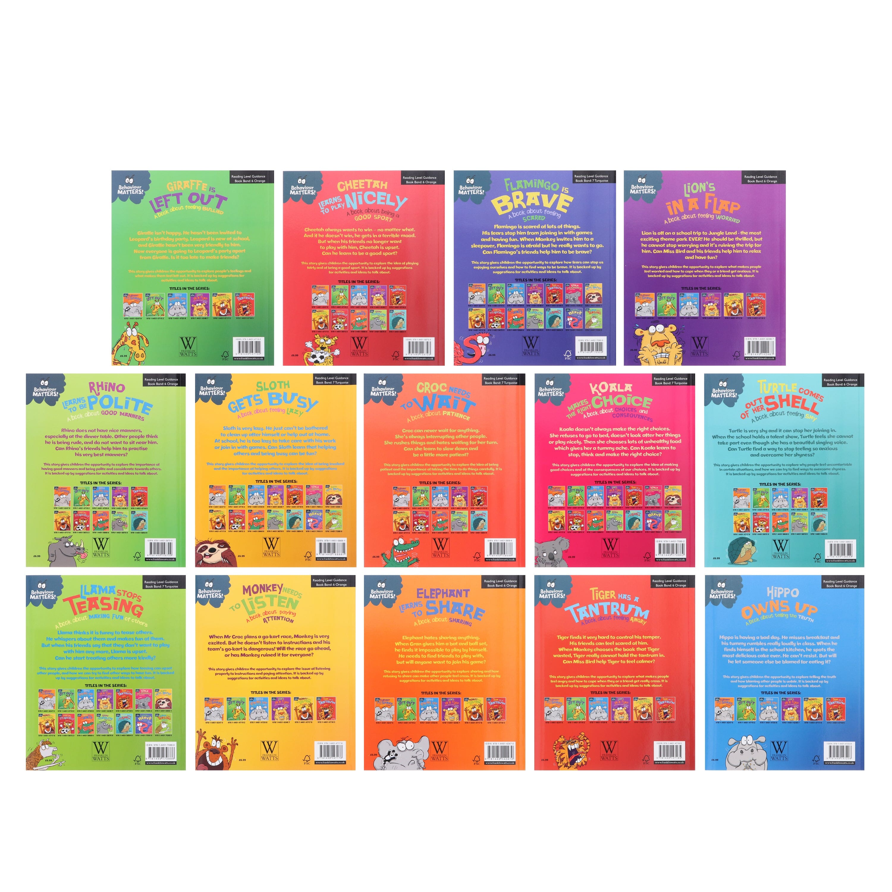 Behaviour Matters 14 Books Collection Set By Sue Graves - Ages 4-7