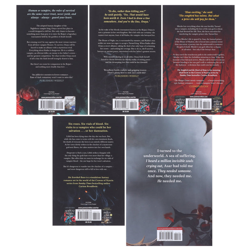 Crowns of Nyaxia Series By Carissa Broadbent 5 Books Collection Set - Fiction - Paperback/Hardback Fiction Macmillan