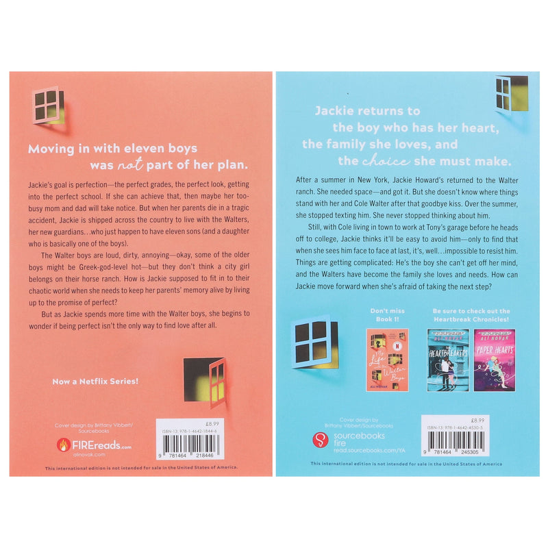 My Life with the Walter Boys Series By Ali Novak: 2 Books Collection Set - Fiction - Paperback Fiction Sourcebooks