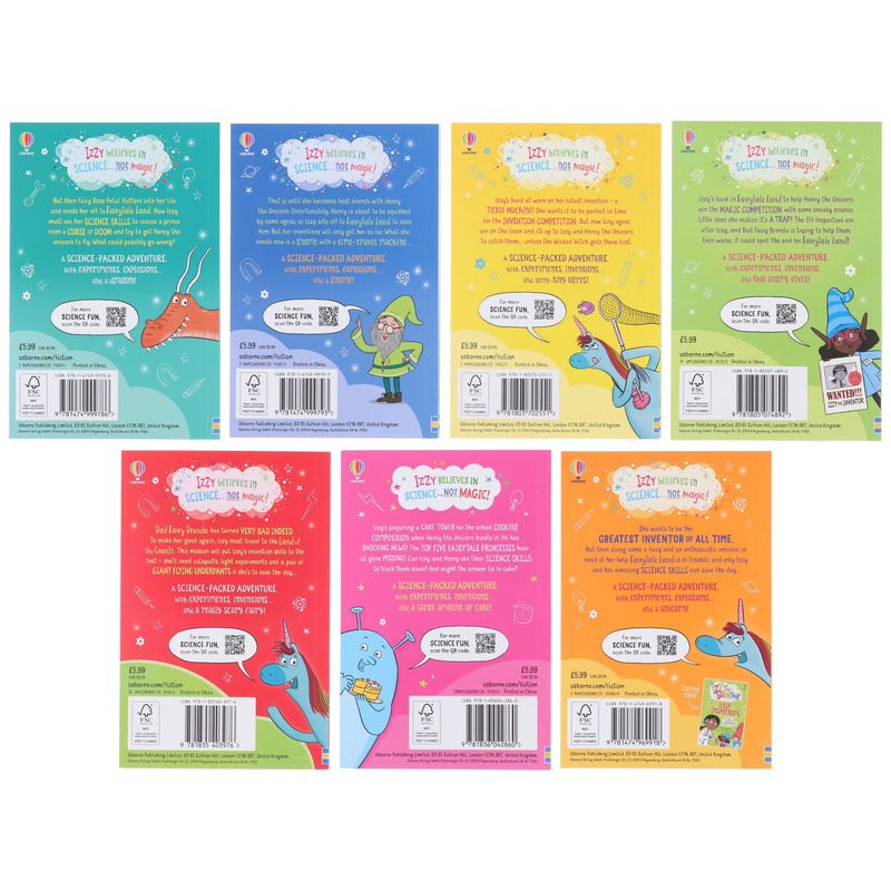 Izzy the Inventor Series By Zanna Davidson 7 Books Collection Set - Ages 5-8 - Paperback 5-7 Usborne Publishing Ltd