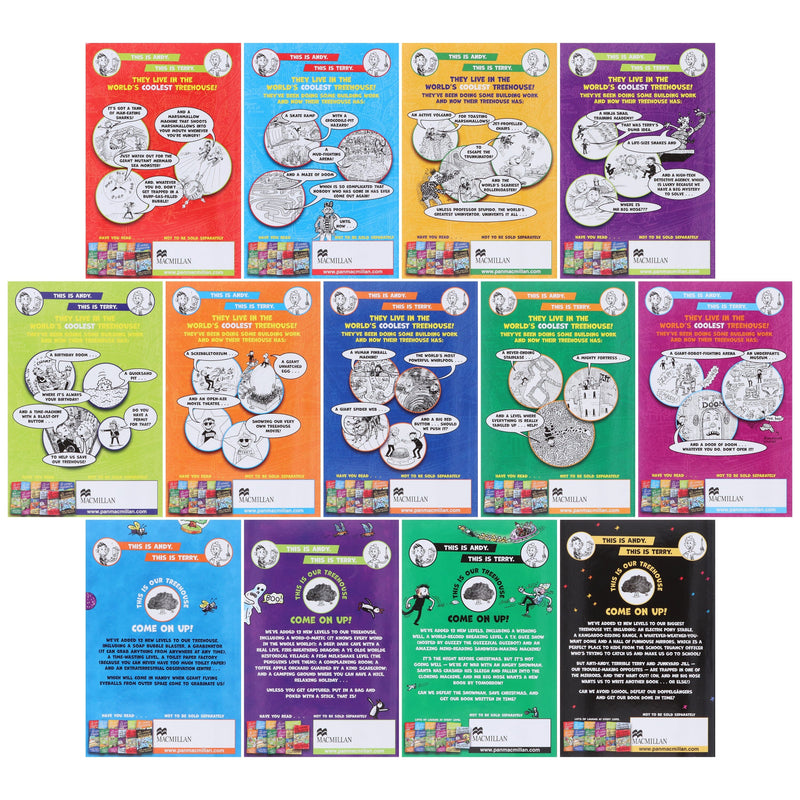 The Treehouse Series by Andy Griffiths & Terry Denton 13 Books Collection Box Set - Ages 5-11 - Paperback 5-7 Pan Macmillan