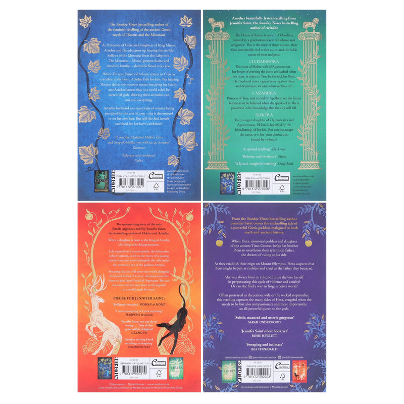 Ariadne, Elektra, Atalanta & Hera by Jennifer Saint 4 Books Collection Set - Fiction - Paperback Fiction Hachette