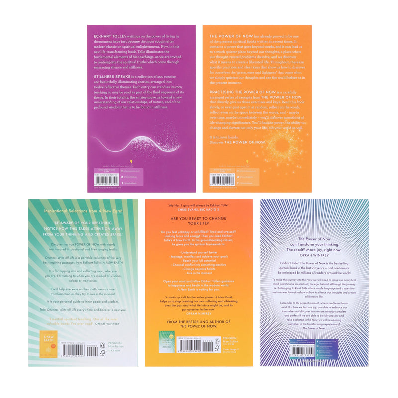Eckhart Tolle The Power of Now Collection 5 Books Set - Non Fiction - Paperback Non-Fiction Hachette