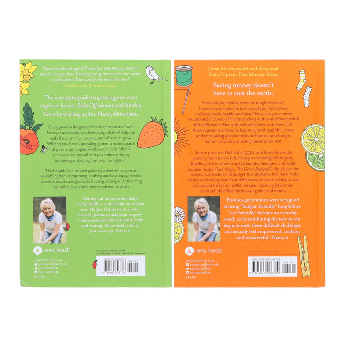 Nancy Birtwhistle Green Gardening 2 Books Collection Set - Non Fiction- Hardback Non-Fiction Pan Macmillan