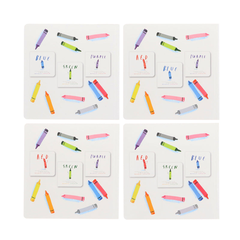 The Crayons Colour Collection 4 Books Collection Box Set - Age 3+ - Board book 0-5 HarperCollins Publishers