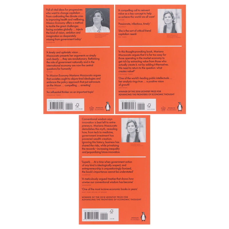 Mariana Mazzucato 3 Books Collection Set - Non Fiction - Paperback Non-Fiction Penguin