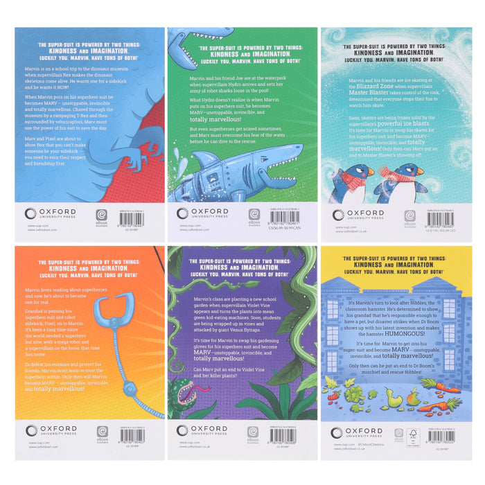 Marv Collection by Alex Falase-Koya Illustrated 6 Books Set - Ages 5+ - Paperback 5-7 Oxford University Press