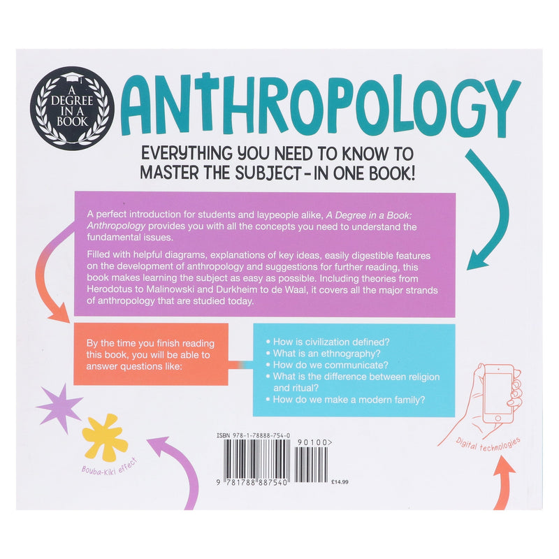 A Degree in a Book: Anthropology: Everything You Need to Know to Master the Subject - in One Book! - Non Fiction - Paperback Non-Fiction Arcturus Publishing Ltd